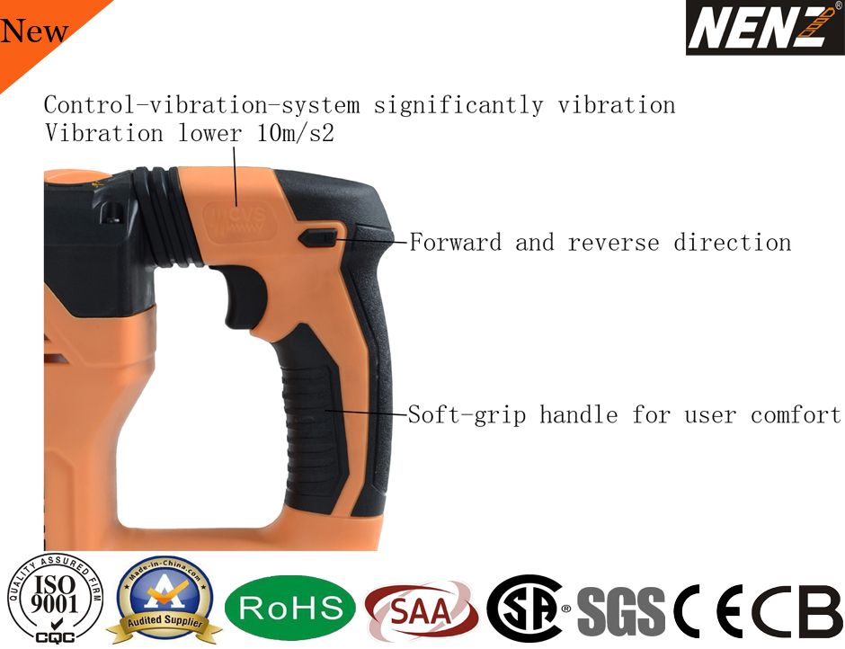 Nenz Electric Tool 900W Rotary Hammer with Dust Collection (NZ30-01)
